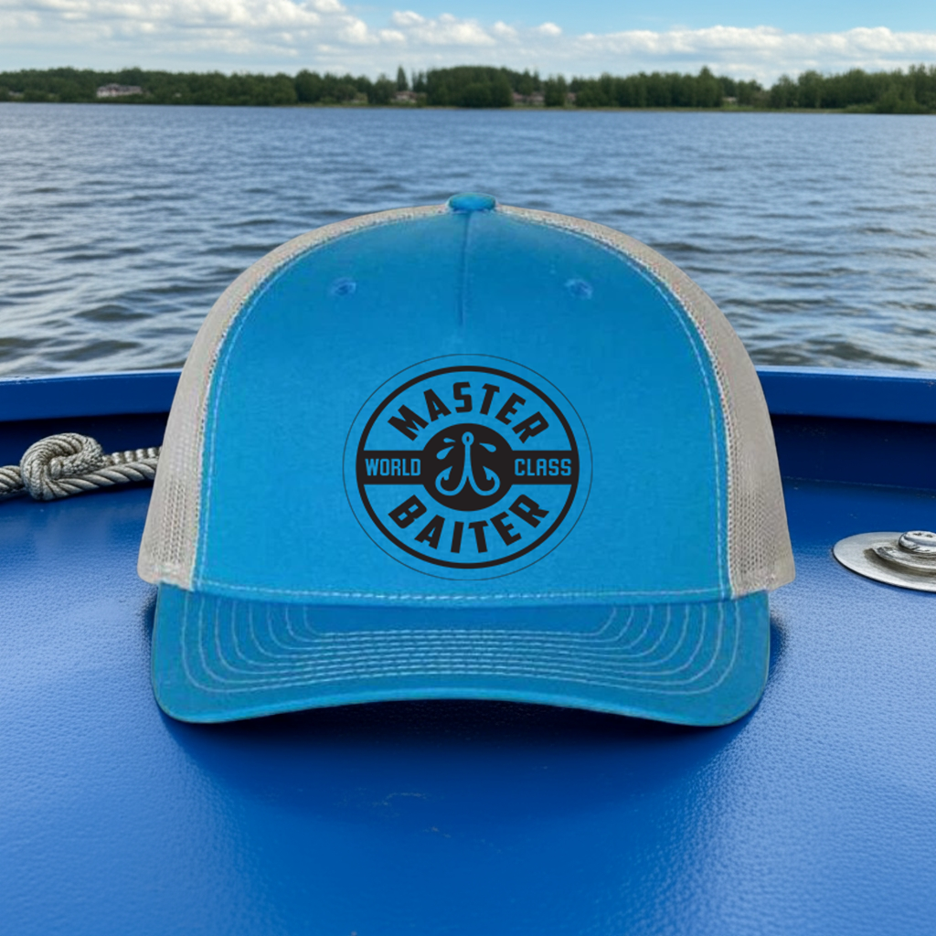 World Class Master Baiter Angler Richardson 112 Snapback 5 Panel Cap Truck You Hat Co.