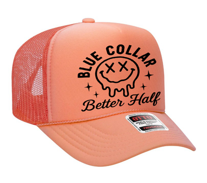 Blue Collar Better Half Adult Otto Foam Trucker Hat