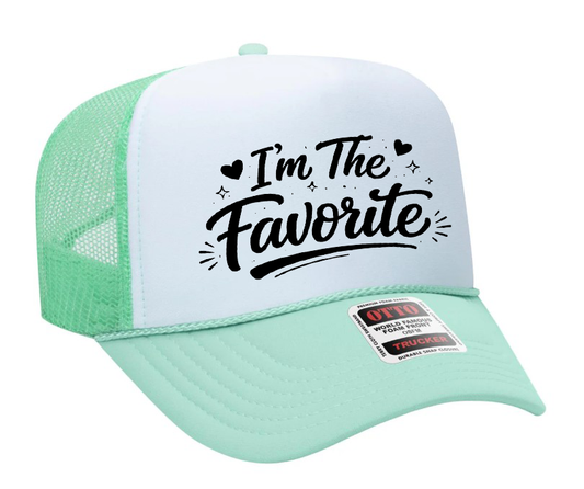 I'm the Favorite Adult OTTO Foam Trucker Hat Truck You Hat Co.