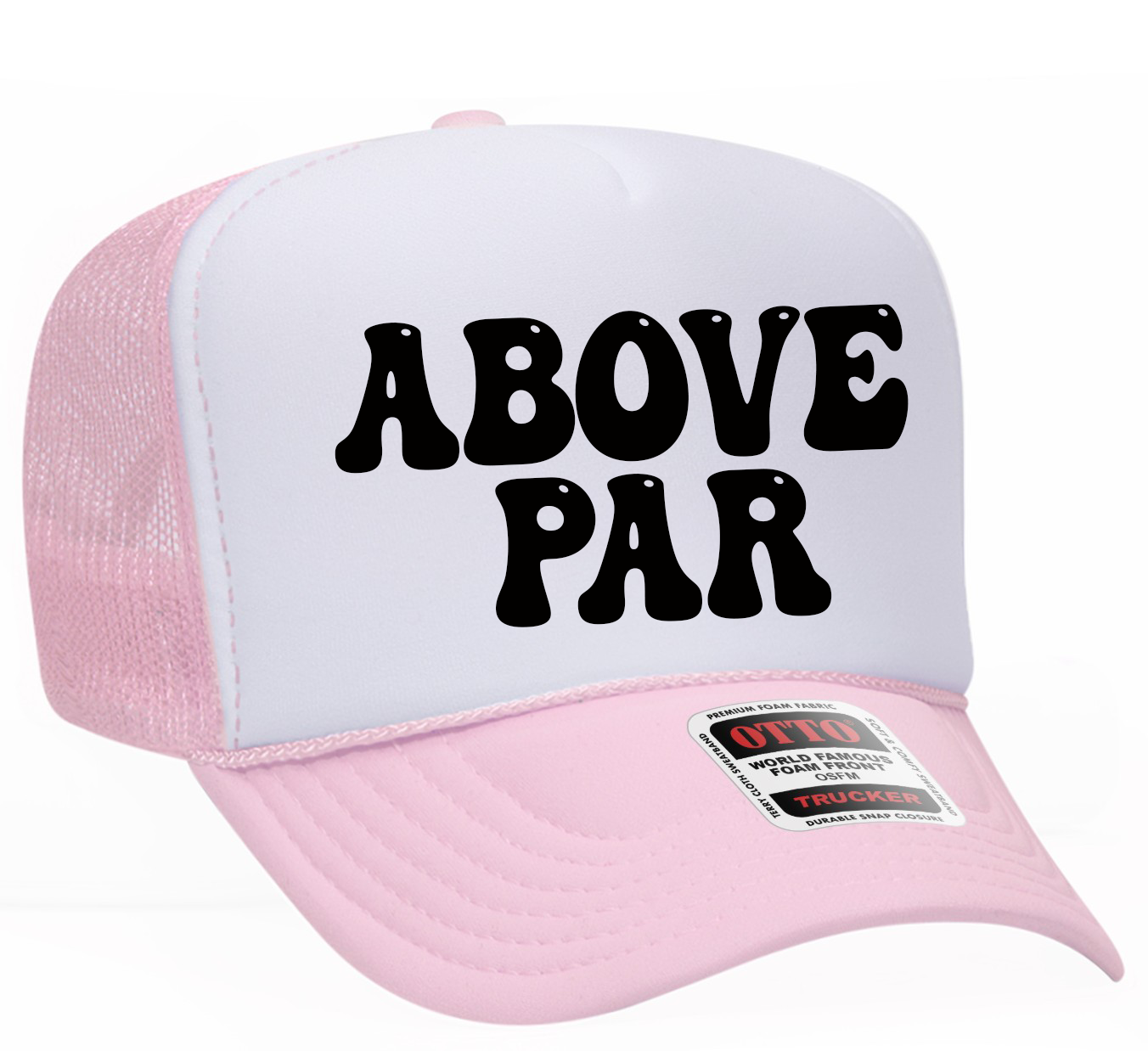 Above Par Adult OTTO Foam Trucker Hat Truck You Hat Co.