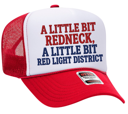 A Little Bit Redneck Adult OTTO Foam Trucker Hat Truck You Hat Co.