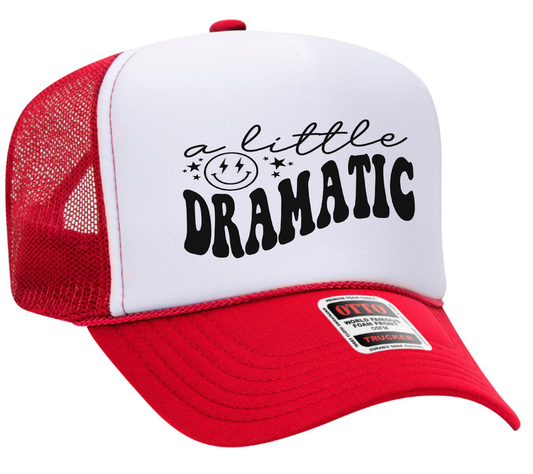 A Little Dramatic Adult OTTO Foam Trucker Hat Truck You Hat Co.