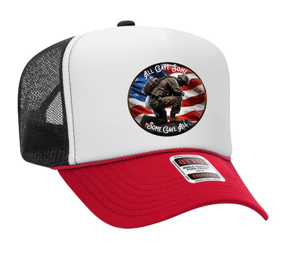 All Gave Some Some Gave All Military Series Adult OTTO Foam Trucker Hat Truck You Hat Co.