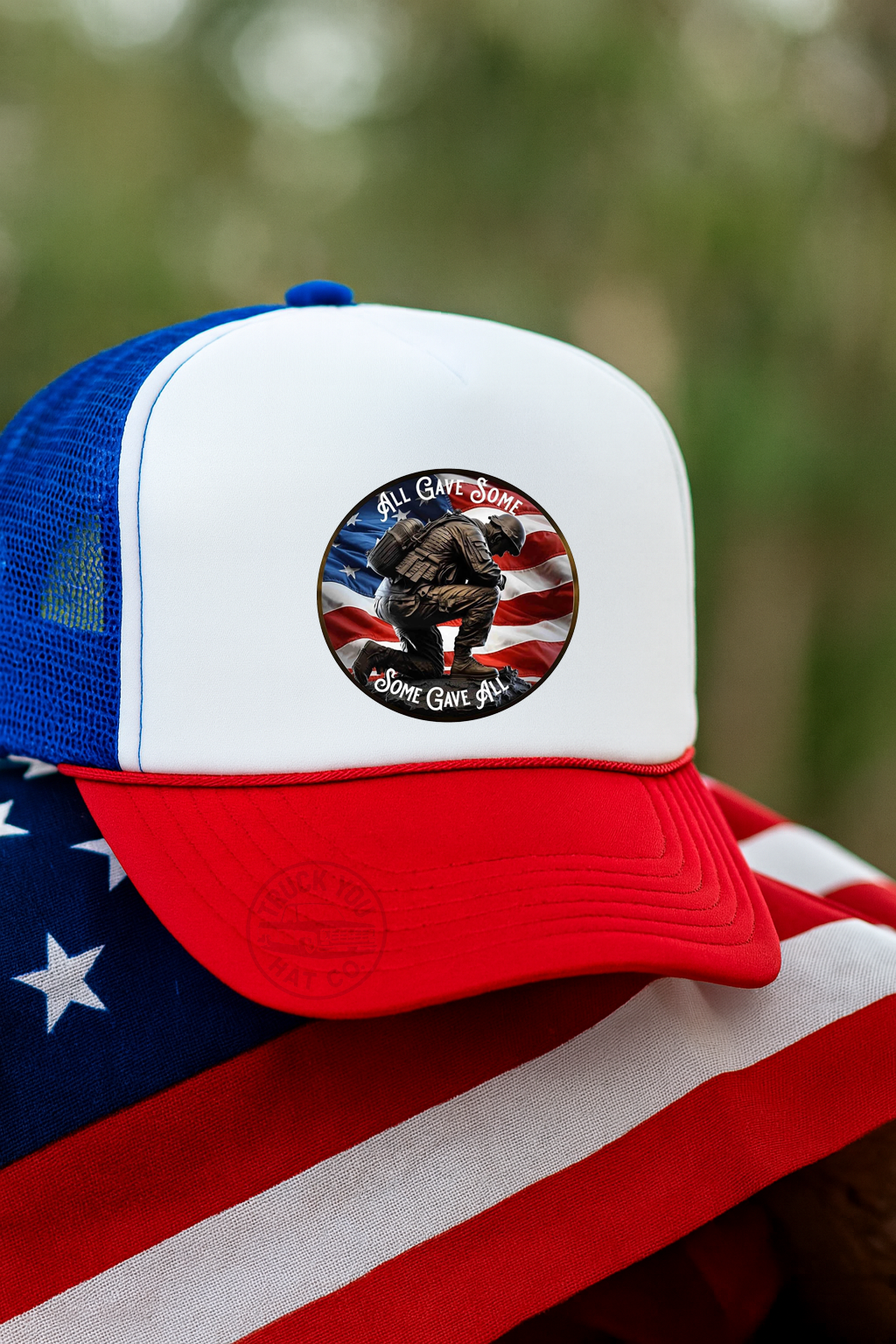 All Gave Some Some Gave All Military Series Adult OTTO Foam Trucker Hat Truck You Hat Co.