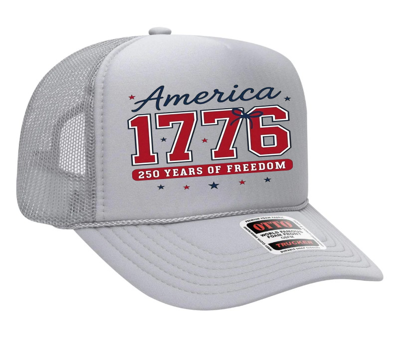 America 1776 250 Years of Freedom Patriotic Adult OTTO Foam Trucker Hat Truck You Hat Co.