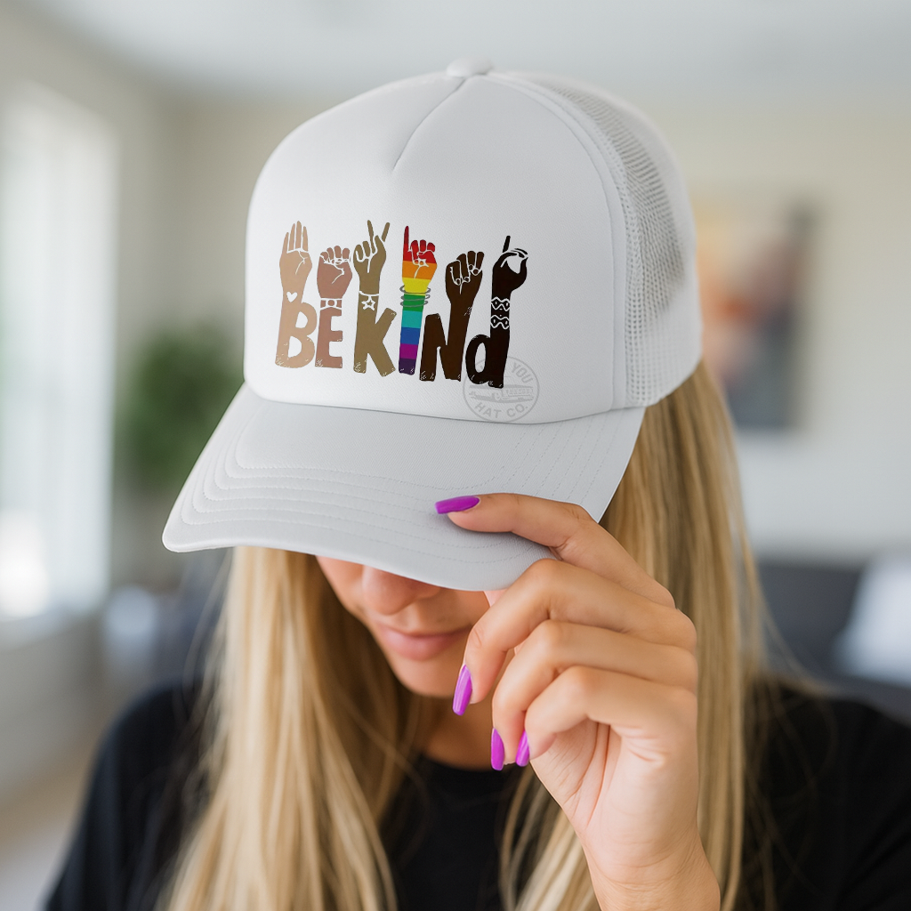 Disco Pumpkin Fall Adult OTTO Foam Trucker Hat Truck You Hat Co.