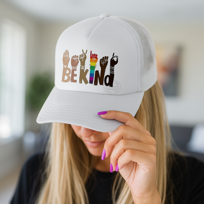 Disco Pumpkin Fall Adult OTTO Foam Trucker Hat Truck You Hat Co.