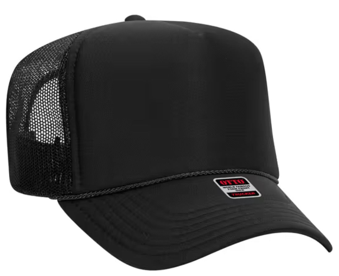 CUSTOM TRUCKER HAT  — Say It Your Way Adult Otto Foam Trucker Hat