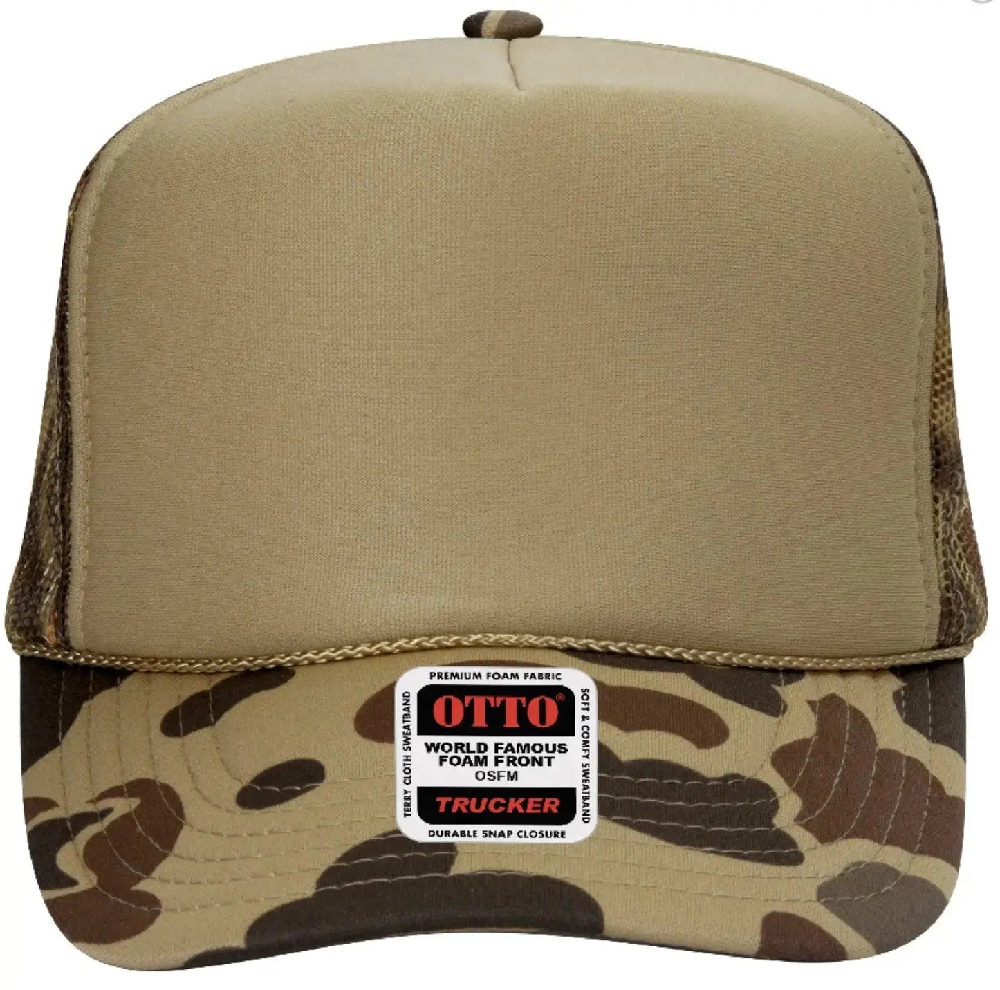 On My Boyfriend's Last Nerve Adult Otto Foam Trucker Hat Truck You Hat Co.