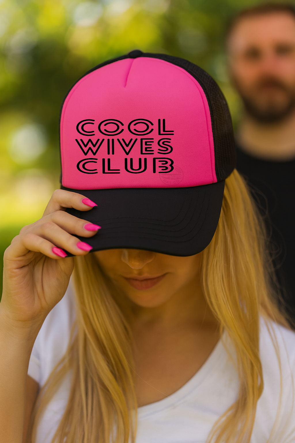 Cool Wives Club Adult OTTO Foam Trucker Hat Truck You Hat Co.