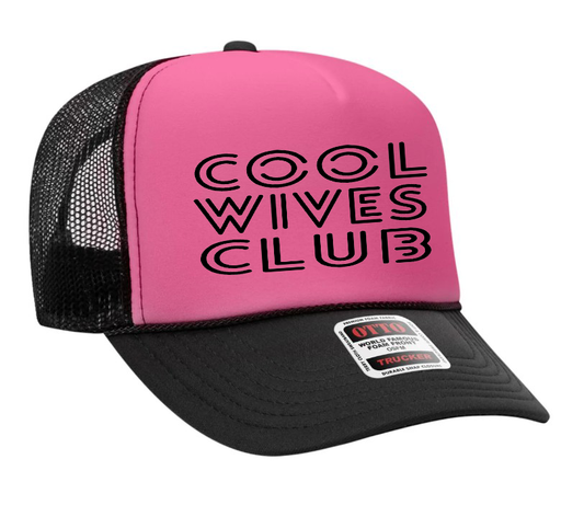 Cool Wives Club Adult OTTO Foam Trucker Hat Truck You Hat Co.