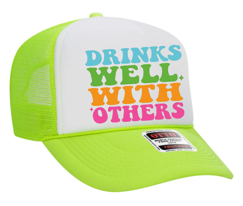 Drinks Well With Others Adult Otto Foam Trucker Hat
