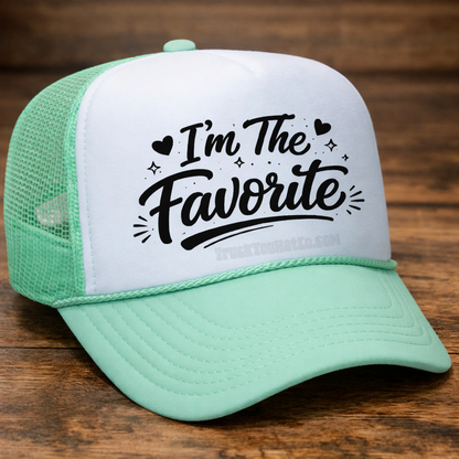 I'm the Favorite Adult OTTO Foam Trucker Hat Truck You Hat Co.