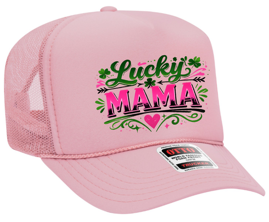 Lucky Mama Adult OTTO Foam Trucker Hat Truck You Hat Co.
