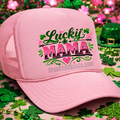 Lucky Mama Adult OTTO Foam Trucker Hat Truck You Hat Co.