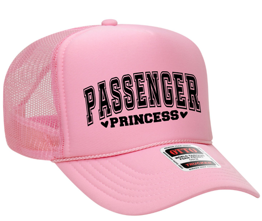 Passenger Princess Adult OTTO Foam Trucker Hat Truck You Hat Co.