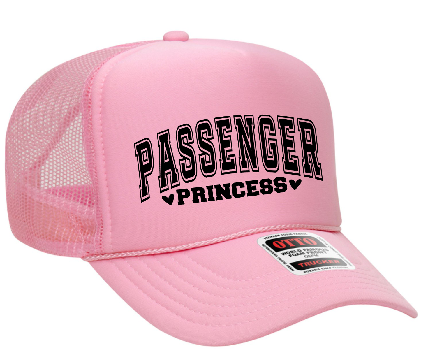 Passenger Princess Adult OTTO Foam Trucker Hat Truck You Hat Co.