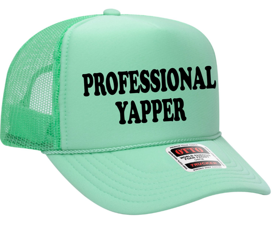 Professional Yapper Adult Otto Foam Trucker Hat
