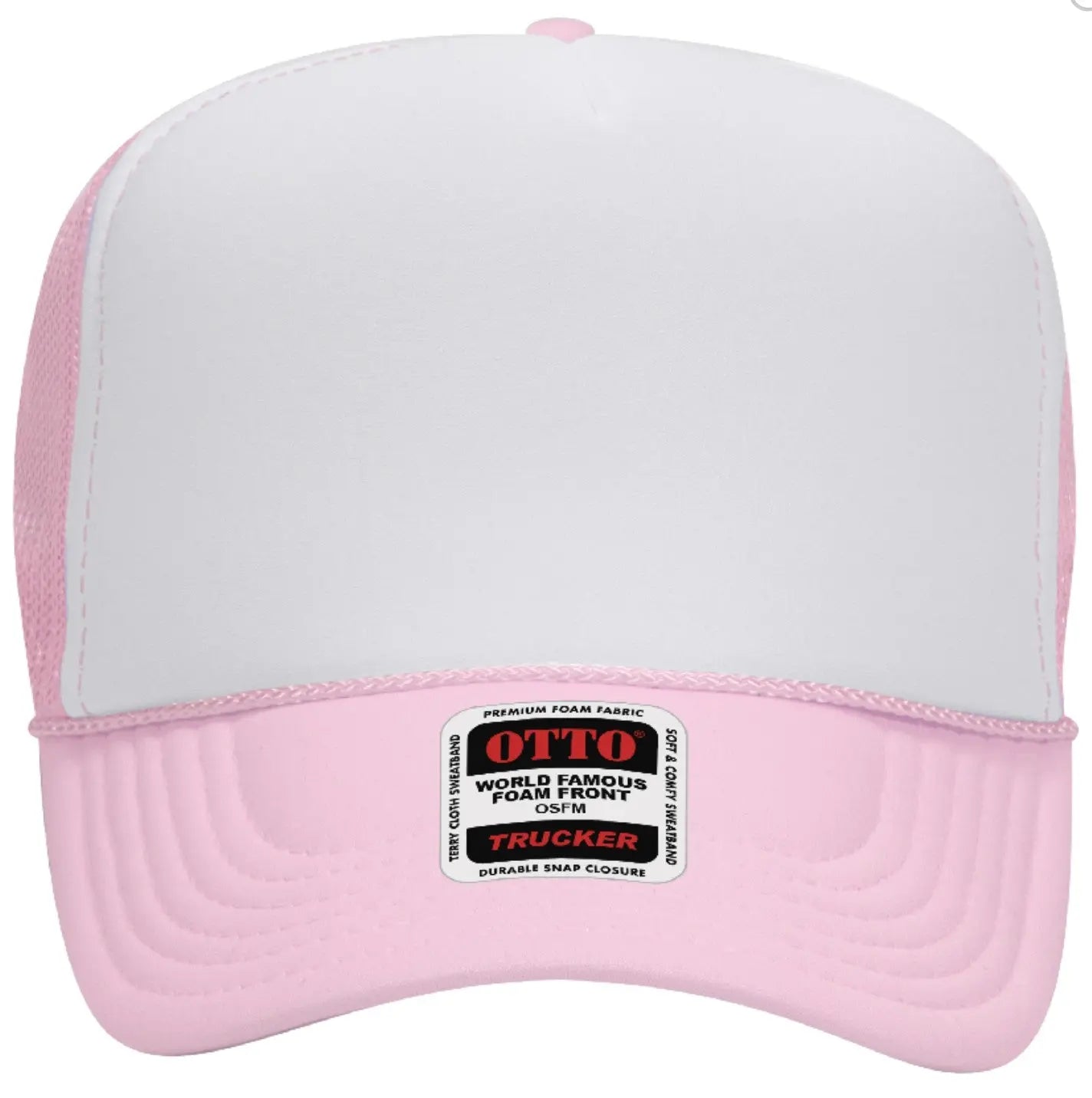 On My Boyfriend's Last Nerve Adult Otto Foam Trucker Hat Truck You Hat Co.